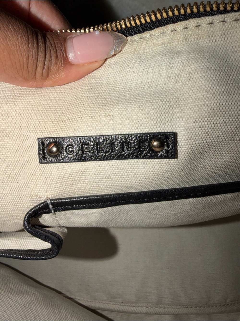 Celine Logo Coated Canvas Tote Bag- BEAUTIFUL CONDITION - Picture 2 of 16